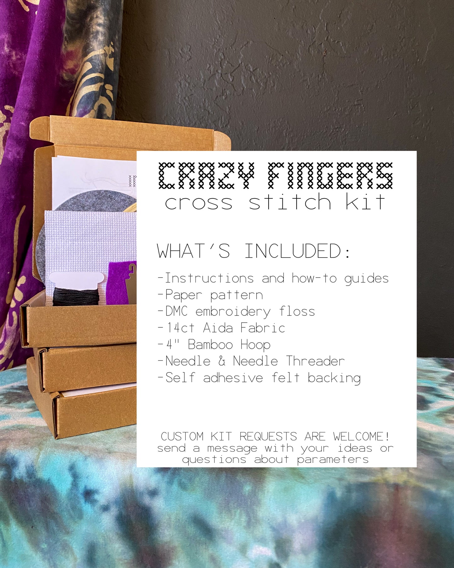 Phish YEM DIY Beginner Cross Stitch Kit