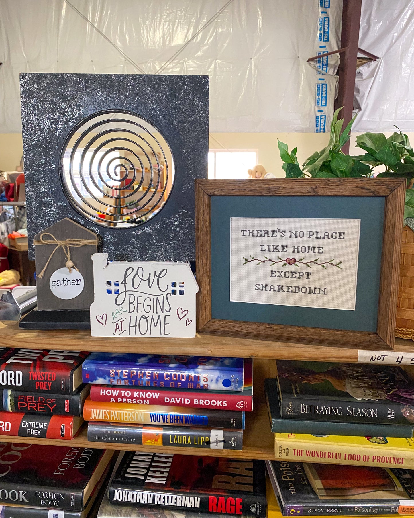 No Place Like Shakedown Framed Cross Stitch Art MADE TO ORDER