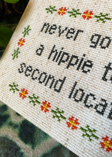 Second Location Cross Stitch Art Print