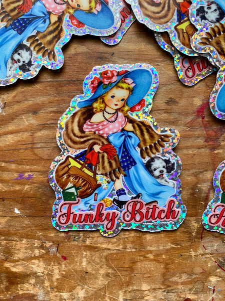 Funky Bitch Sticker