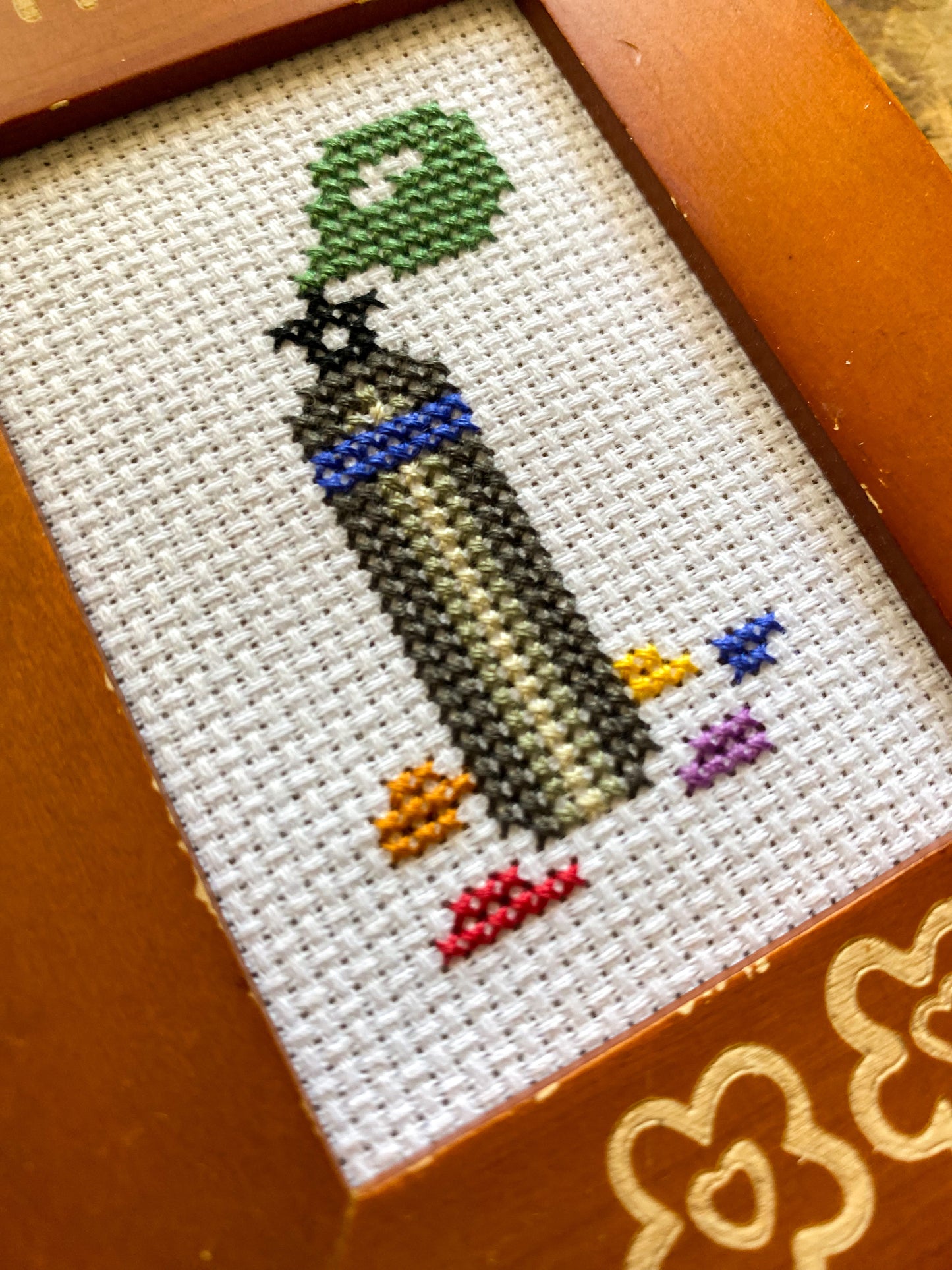 Memories from The Lot Framed Cross Stitch