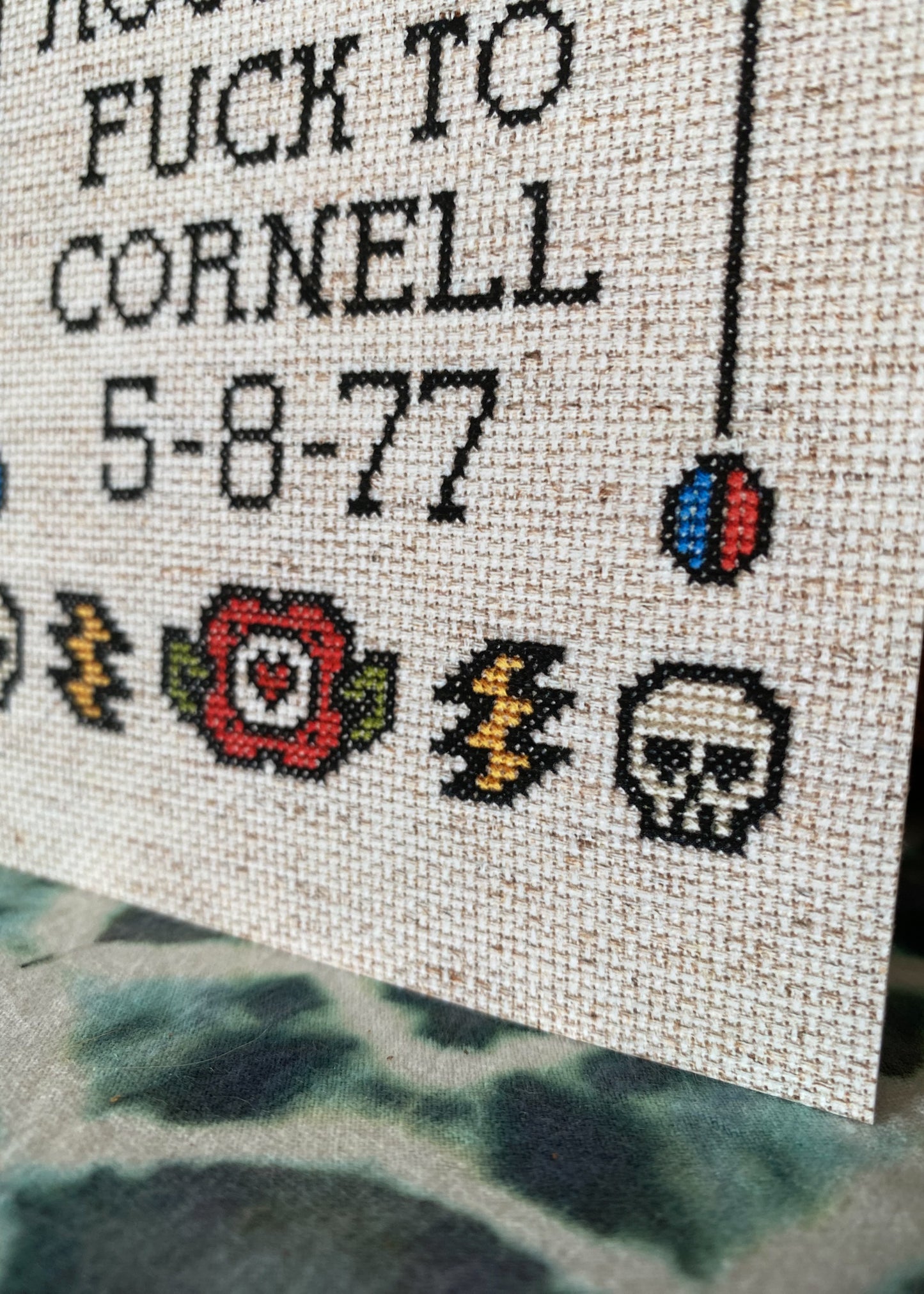 Grateful Dead Cornell '77 Paper Art Print