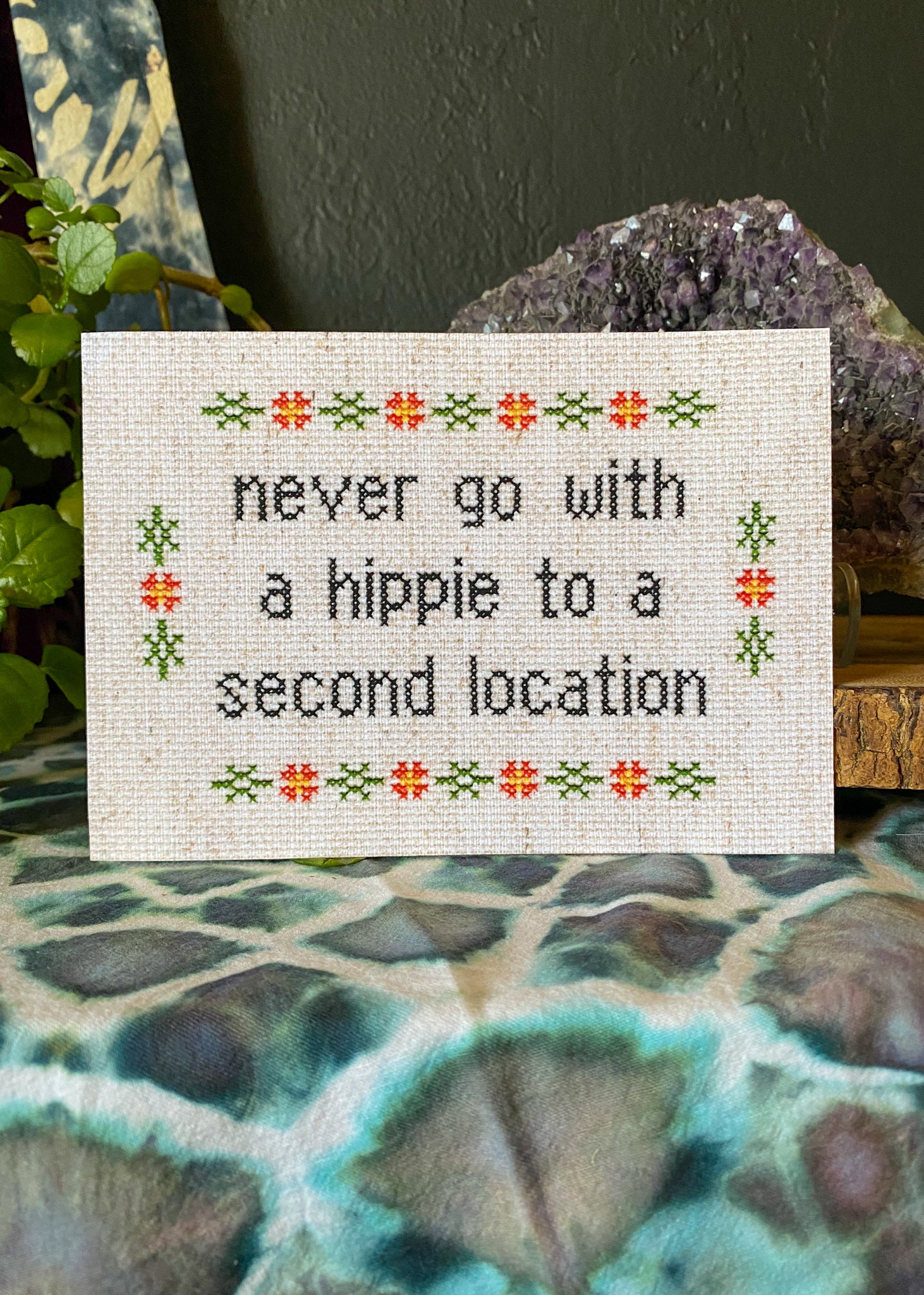Second Location Cross Stitch Art Print