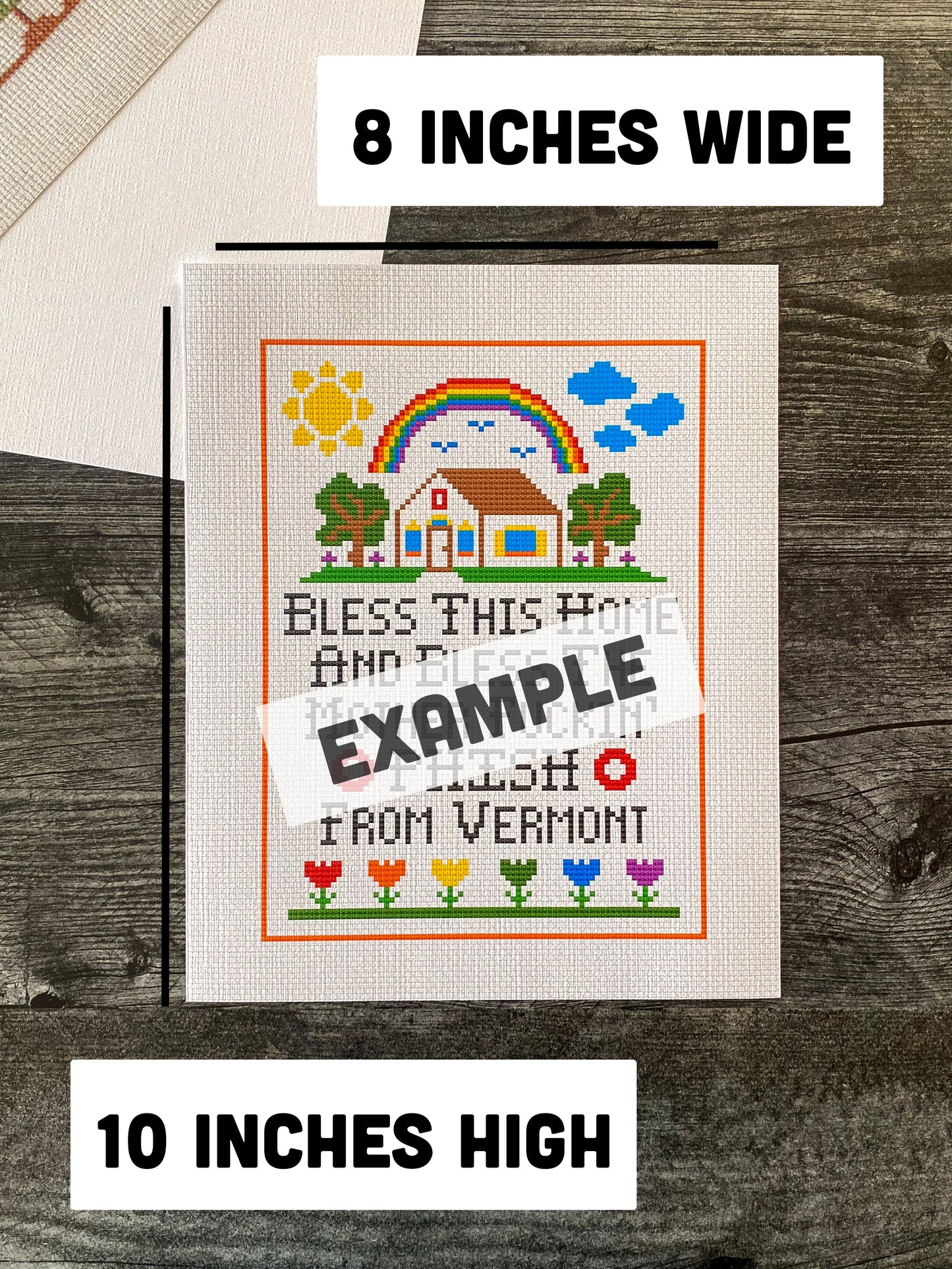 Bless the Good Ol Grateful Dead Cross Stitch Print