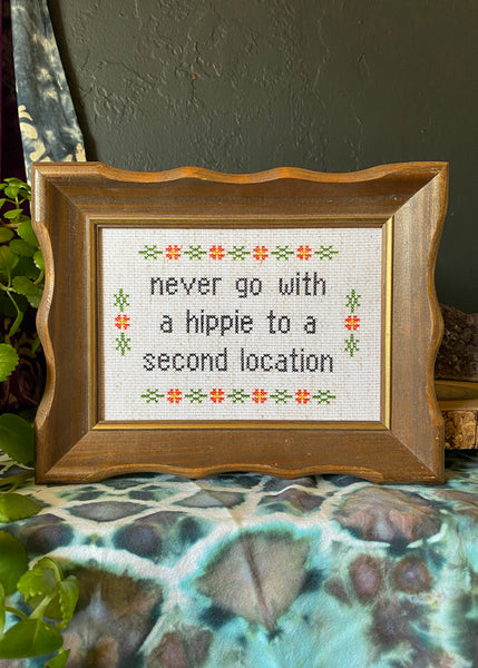 Second Location Cross Stitch Art Print