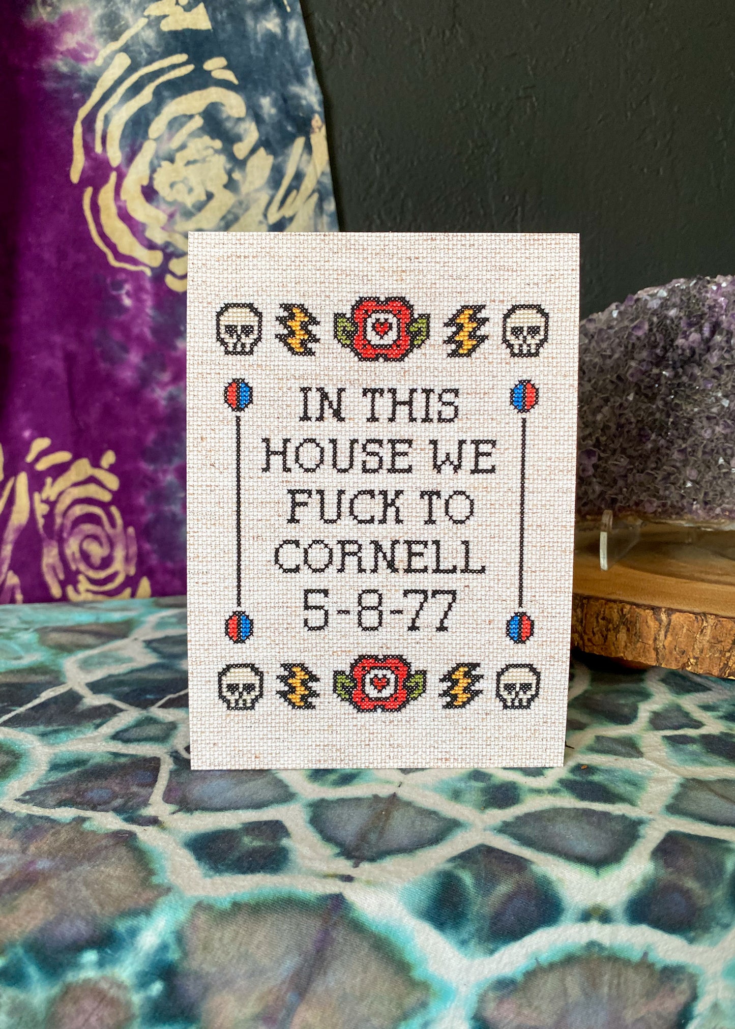 Grateful Dead Cornell '77 Paper Art Print