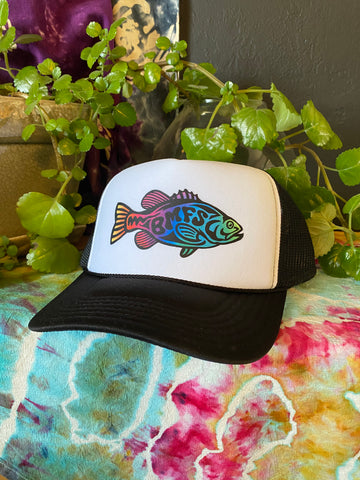 Billy MF Strings Rainbow Bass Trucker Hat