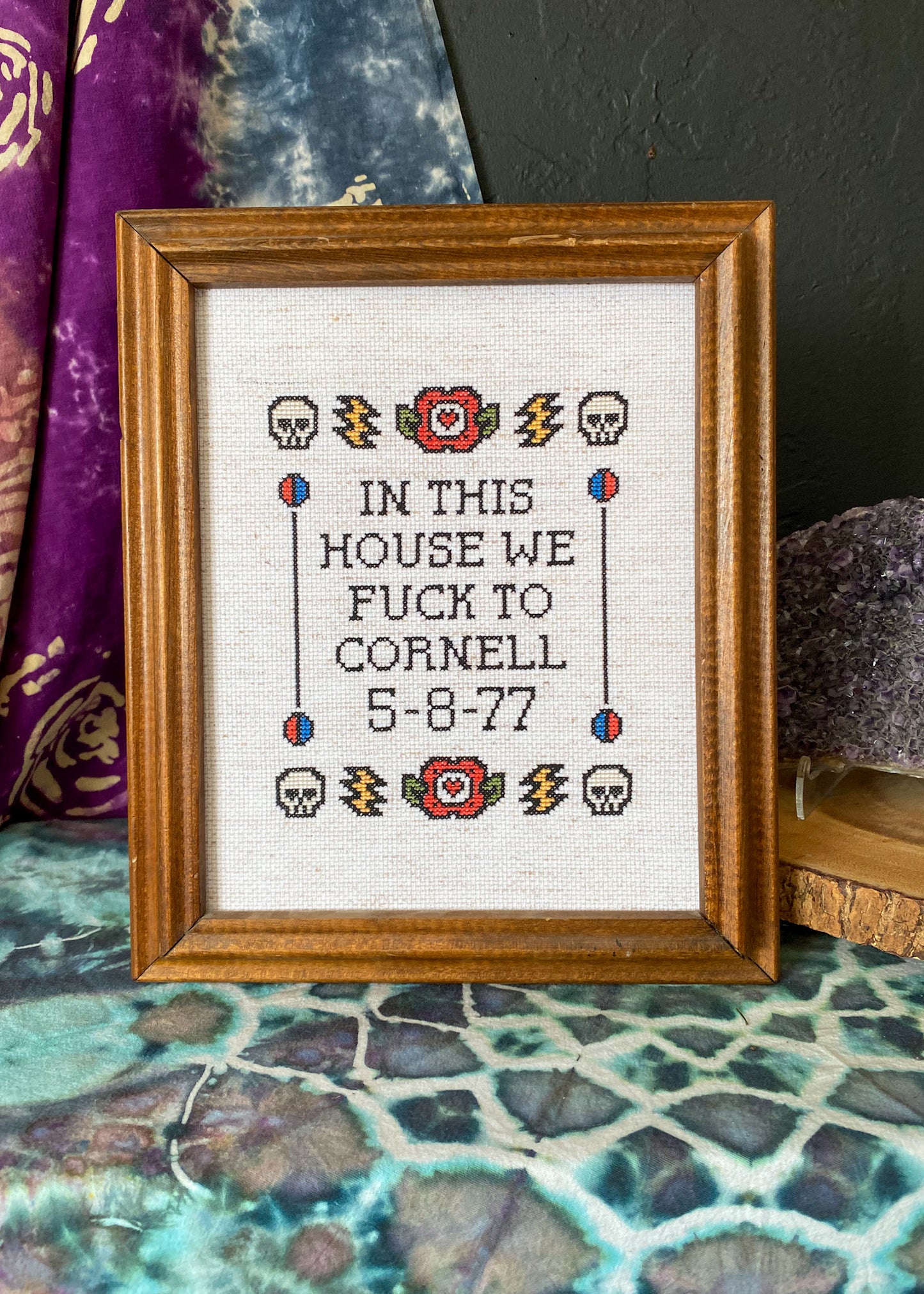 Grateful Dead Cornell '77 Paper Art Print