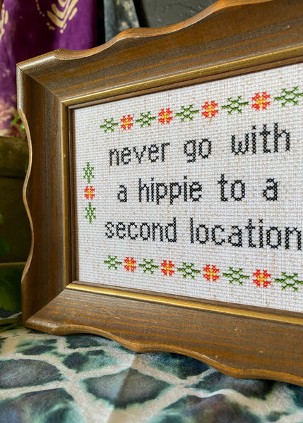 Second Location Cross Stitch Art Print