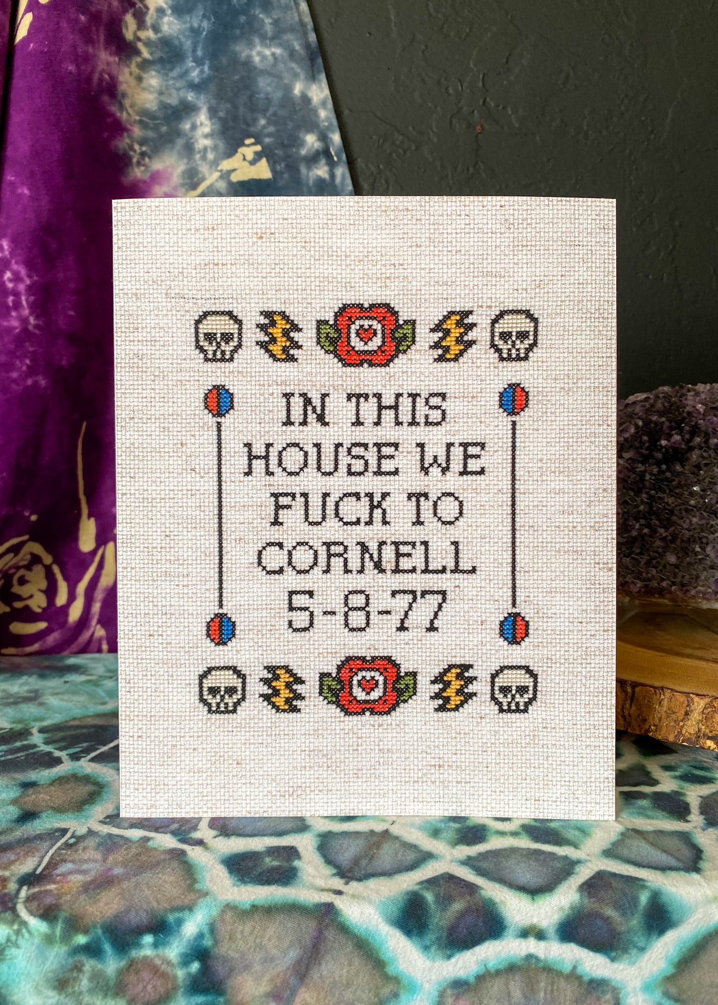 Grateful Dead Cornell '77 Paper Art Print