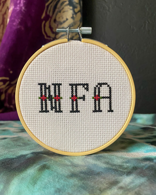 The Dead Not Fade Away Beginner Cross Stitch Kit