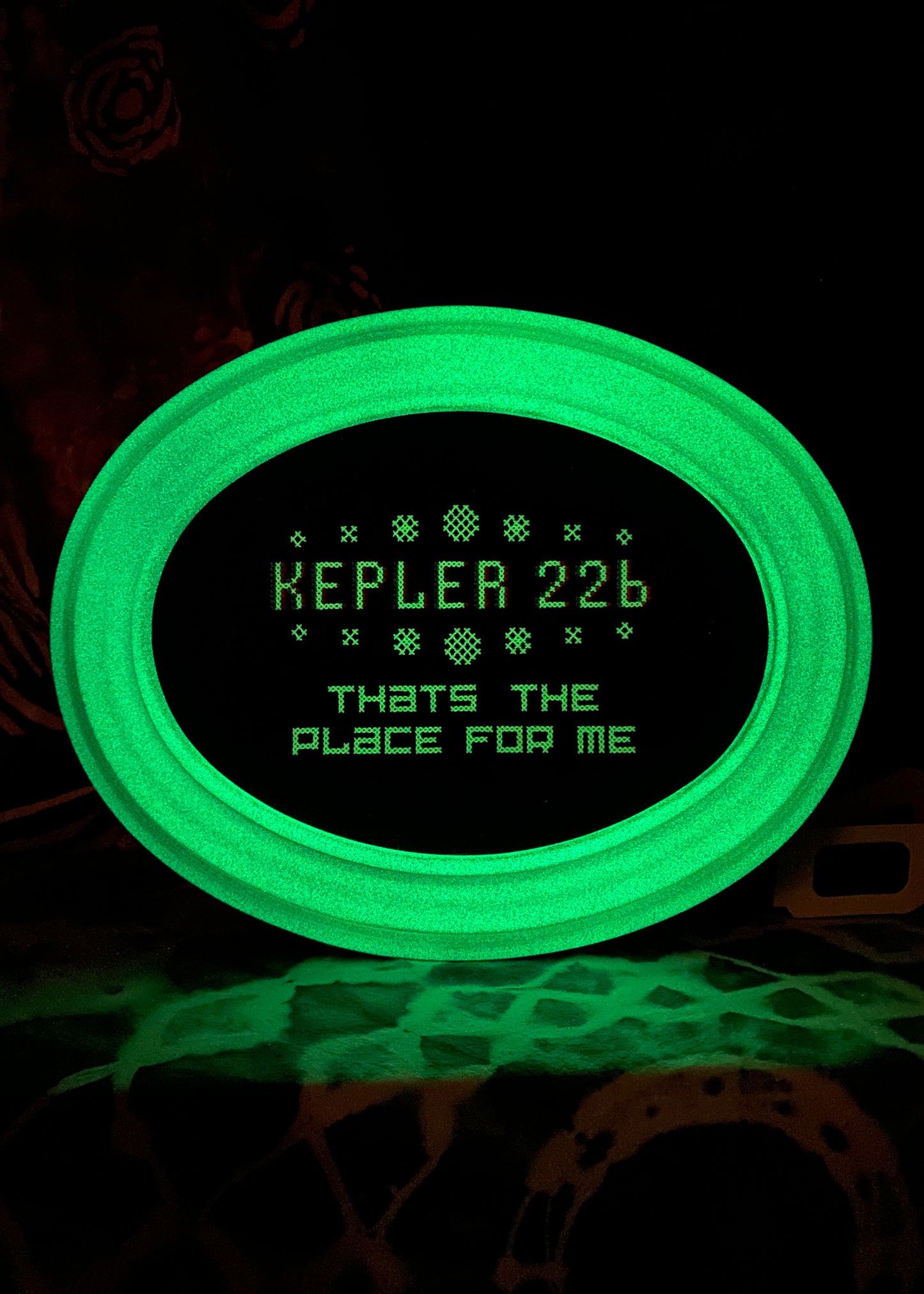 Kepler 22b KGLW Framed Cross Stitch