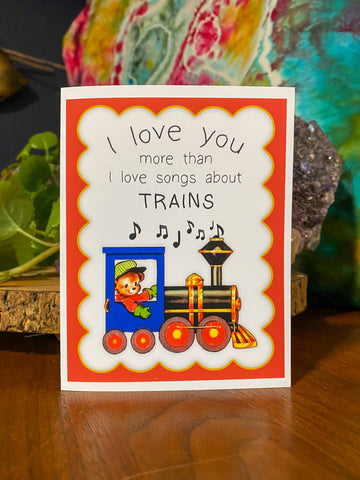 BMFS Train Songs Valentine's Day Card