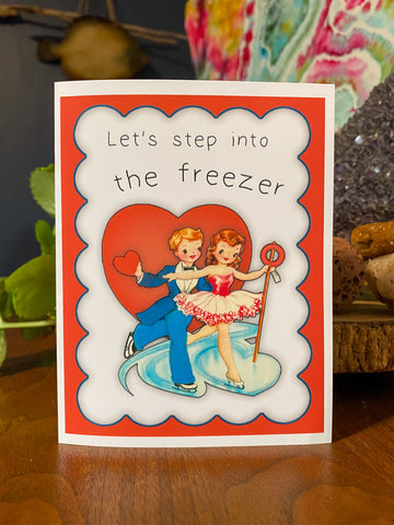 Phish Freezer Tweezer Valentine's Day Card