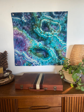 Seaglass Geode Mini Tapestry