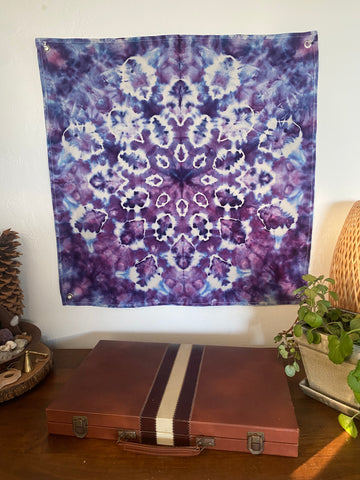 Lavender Mandala Mini Tapestry