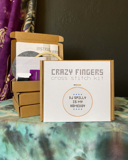 BMFS DJ Spilly is my Homeboy Beginner Cross Stitch Kit