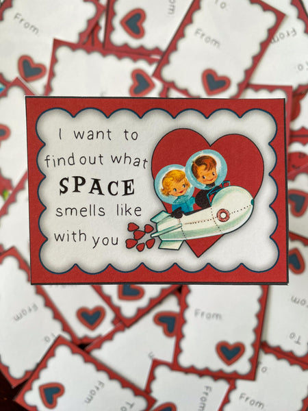 Set of 9 Mini Phish Valentines with Envelopes