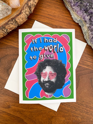 Grateful Dead Valentine's Day Love Card: Jerry