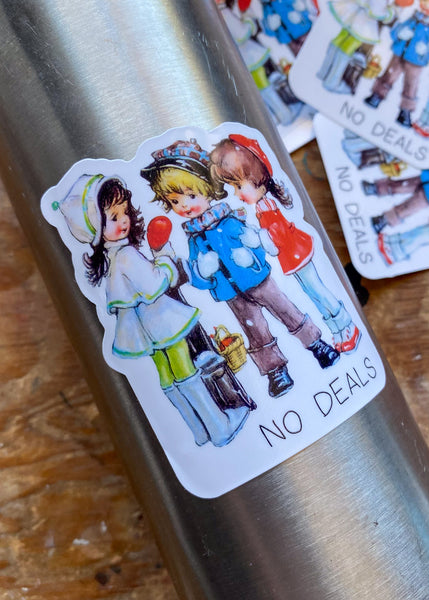 No Deals Sticker