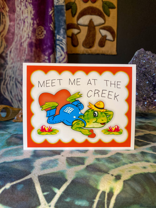 BMFS - Meet me at the Creek Valentine Card