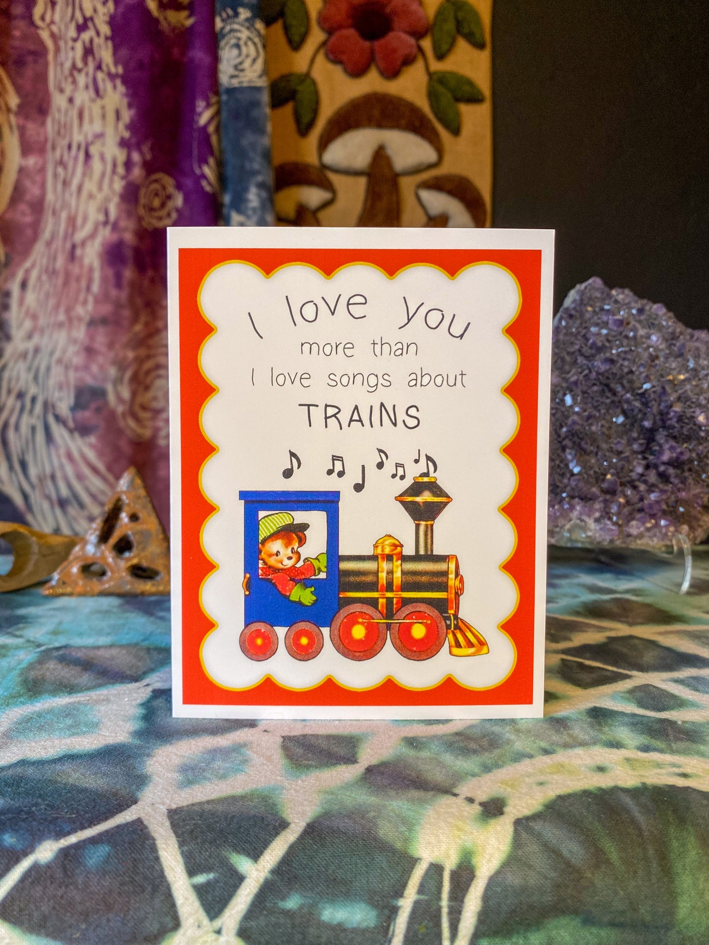 BMFS - Train Songs Valentine Card