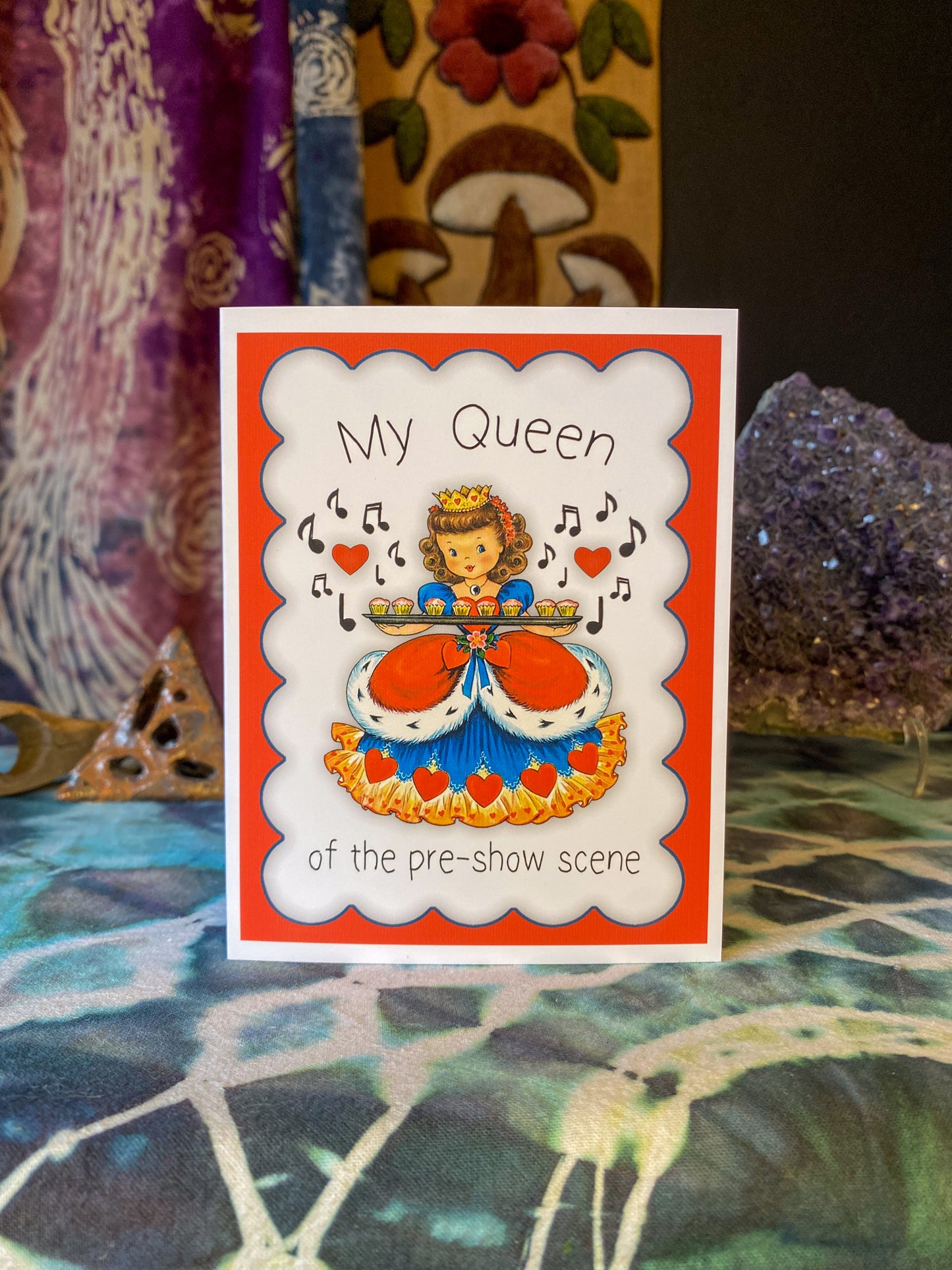 Hippie - Scene Queen Valentine Card