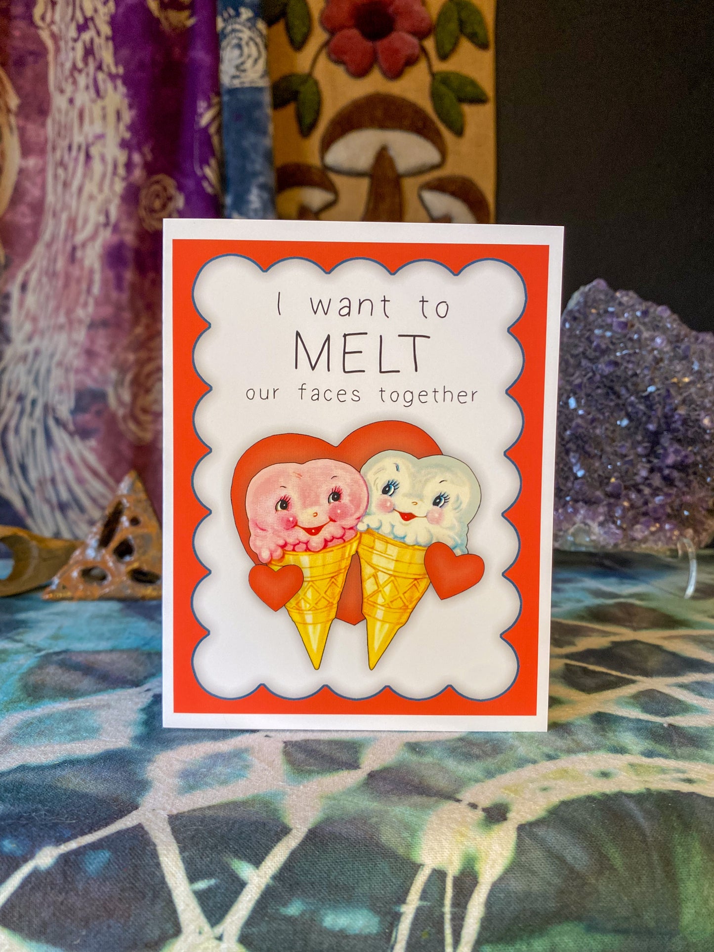 Hippie - Melt Valentine Card