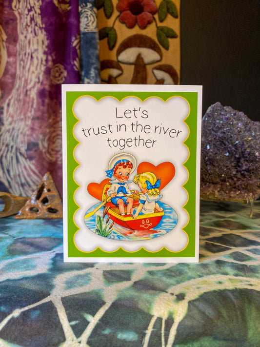 KGLW - The River Valentine Card