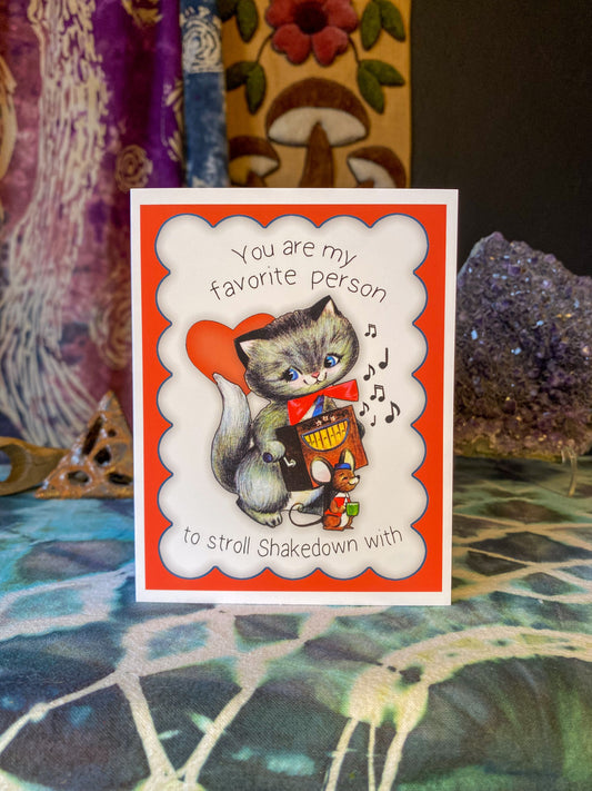 Hippie - Shakedown Stroll Valentine Card