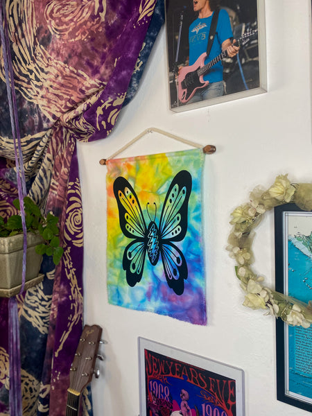 Grateful Butterfly Bolt Wall Hanging - Rainbow Brights 2